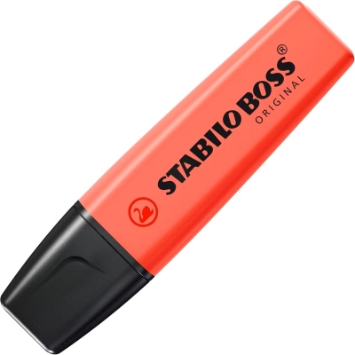 Textmarker STABILO BOSS Original Snooze, cu suport de birou, 23 culori/set