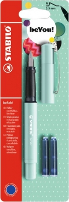 Stilou beFab! Pastel + 2 rezerve, blister Stabilo  