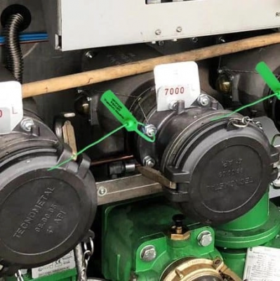 Sigiliu de securitare Ares, 425 mm, galben, Oniloc