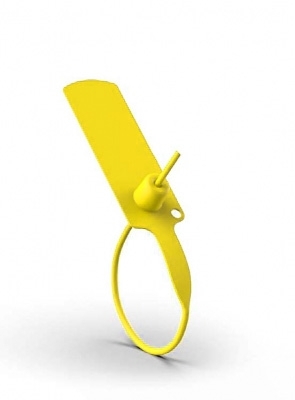 Sigiliu de securitare Ares, 425 mm, galben, Oniloc