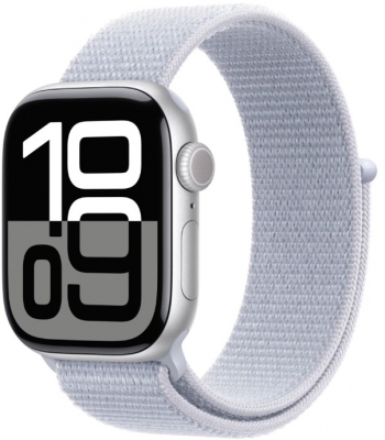 Apple Watch SE (2024), GPS, Carcasa Aluminiu, Sport Loop