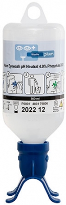 Solutie pentru clatirea ochilor, pH Neutru, 4.9 fosfat, 500 ml, Duo, Plum