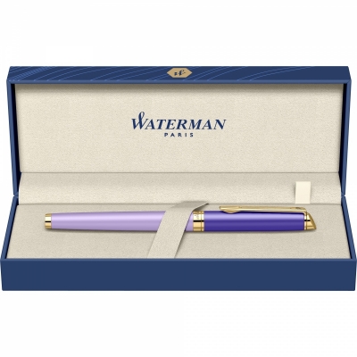 Stilou Colour blocking Purple and Light Purple GT, Hemisphere, penita F, Waterman