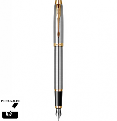 Stilou personalizat Brushed Metal GT IM Royal Parker