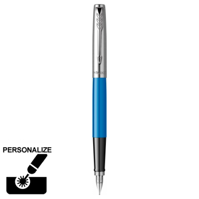 Stilou personalizat Jotter Original Standard Electric Blue CT Parker