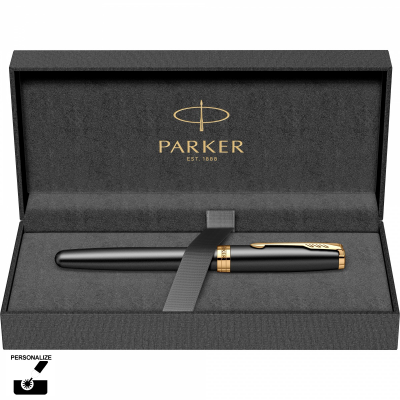 Stilou personalizat Matte Black GT Sonnet Royal Parker