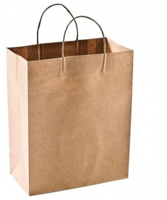 Sacosa din hartie 26 x 11 x 34.5 cm, culoare maro