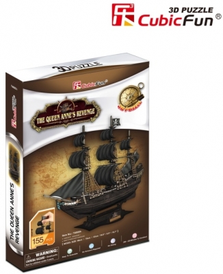 Puzzle 3D Nava Queen Anne 155 Piese Cubicfun