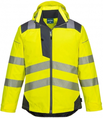 Jacheta de iarna Hi-Vis PW3, Galben/Gri, Portwest 