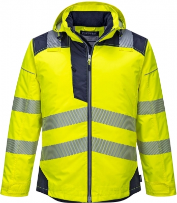 Jacheta de iarna Hi-Vis PW3, Galben/Navy, Portwest 
