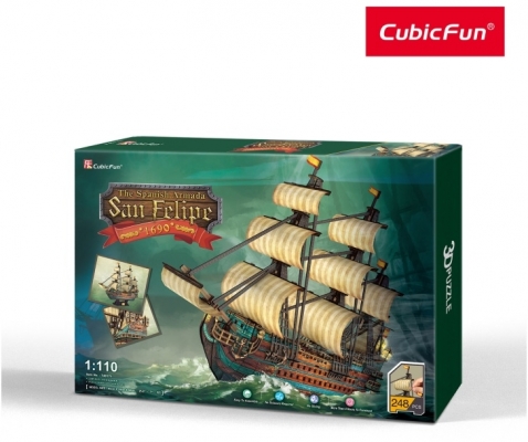 Puzzle 3D Nava San Felipe 248 Piese Cubicfun