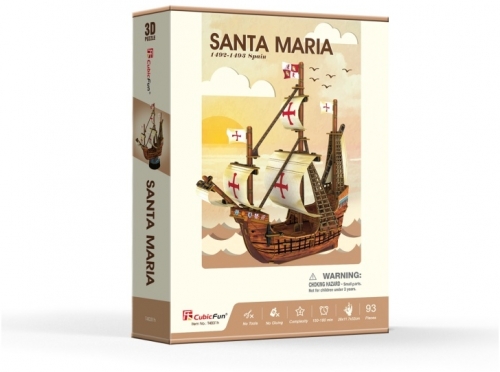 Puzzle 3D Nava Santa Maria 93 Piese Cubicfun