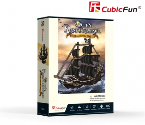 Puzzle 3D Nava Queen Anne 100 Piese Cubicfun