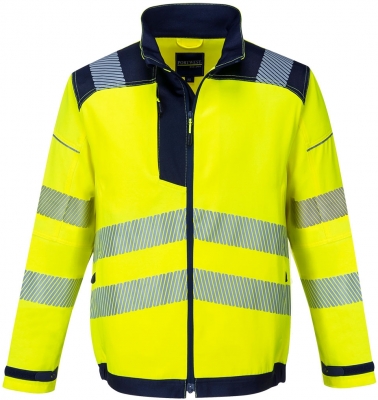 Jacheta de lucru Hi-Vis, galben/navy, regular, PW3, Portwest