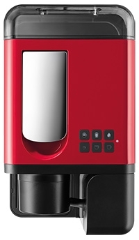 Espressor capsule Tchibo Cafissimo milk red, cu rezervor lapte 400 ml pentru Cappuccino si 3 nivele de presiune, culoare rosu