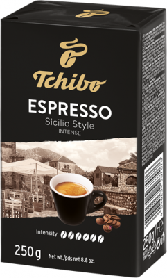 Cafea macinata si prajita Espresso Sicilia Style 250 g Vidata Tchibo