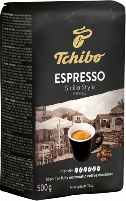 Cafea boabe Espresso Sicilia Style, 500 g, Tchibo