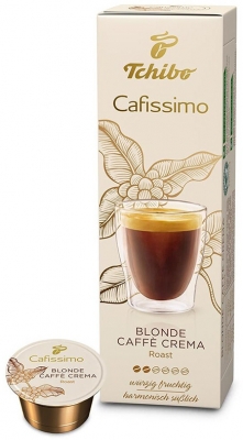 Cutie 10 capsule cafea Tchibo Cafissimo Blonde Roast Caffe Crema