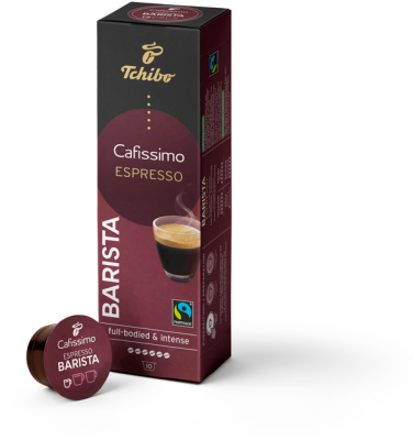 Cutie 10 capsule cafea Tchibo Cafissimo Barista Espresso, 8 buc/set