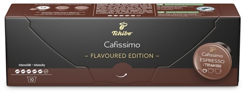 Cutie 10 capsule cafea Tchibo Cafissimo Flavoured Edition Type Espresso Tiramisu