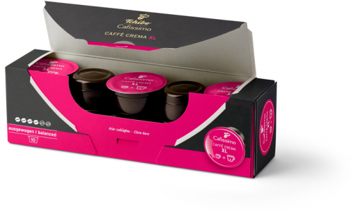 Capsule cafea, Tchibo Cafissimo Caffe Crema Wake Up Coffee XL, 10 capsule/cutie