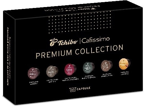 Espressor capsule Tchibo Cafissimo Easy Curcuma + set capsule cafea Tchibo Premium Collection 6 cutii/set