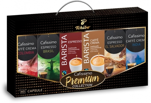 Set capsule cafea Tchibo Cafissimo Premium Collection 6 cutii/set