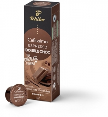 Cutie 10 capsule cafea Tchibo Cafissimo Espresso Double Choc 8 buc/set