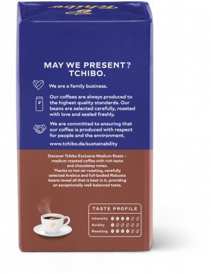 Cafea prajita si macinata 500g Tchibo Exclusive Medium Roast