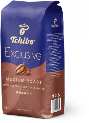 Cafea boabe 1 kg Tchibo Exclusive Medium Roast