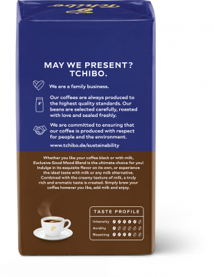 Cafea macinata Tchibo Exclusive Good Mood Blend, 500g