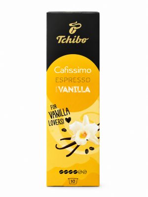 Cutie 10 capsule cafea Tchibo Cafissimo Espresso Vanilla