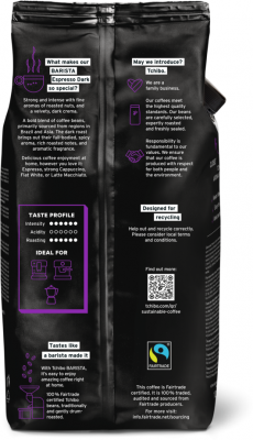 Cafea boabe Barista Espresso Dark 1 kg Tchibo
