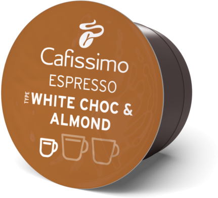 Cutie 10 capsule cafea Tchibo Cafissimo White Choc & Almond