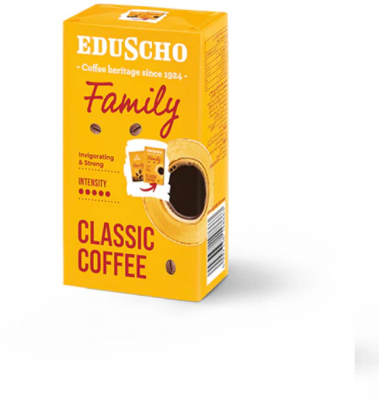 Cafea macinata si vidata 250g, Family Eduscho