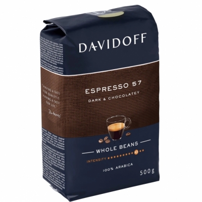 Cafea boabe Cafe Espresso 57 Dark & Chocolatey, 500 g Davidoff