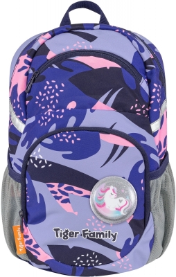 Rucsac Lively, Tiger, Blue Leaves