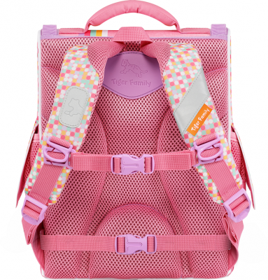 Ghiozdan neechipat Nature Quest, Pink Amour, Tiger