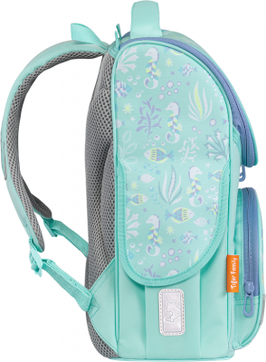 Ghiozdan neechipat Nature Quest Lite, Pearly Mermaid, Tiger