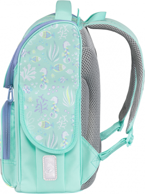 Ghiozdan neechipat Nature Quest Lite, Pearly Mermaid, Tiger