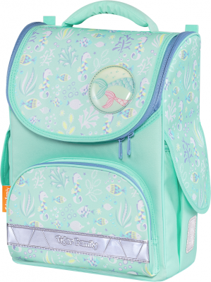 Ghiozdan neechipat Nature Quest Lite, Pearly Mermaid, Tiger