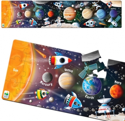 Puzzle Lung De Podea - Sistemul Solar The learning journey
