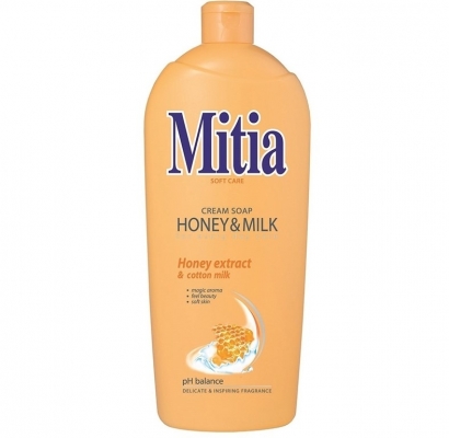 Sapun Lichid cu Lapte si Miere, 1000 ml Mitia