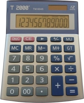 Calculator de birou 12 cifre gri 4 taste GT T2000