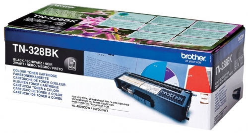 Cartus Toner Black Tn328Bk 6K Original Brother Hl-4570Cdw