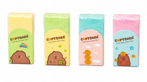 Radiera Tochain, capybara, calm down every day, diverse culori, 32 buc/display