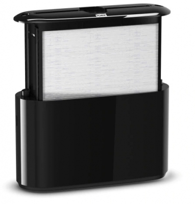 Dispenser prosoape hartie pliate Xpress Multifold Countertop negru 552208 Tork