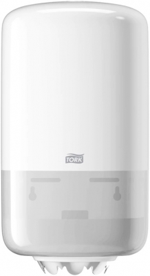 Dispenser rola hartie cu derulare centrala alb Mini 558000 Tork 