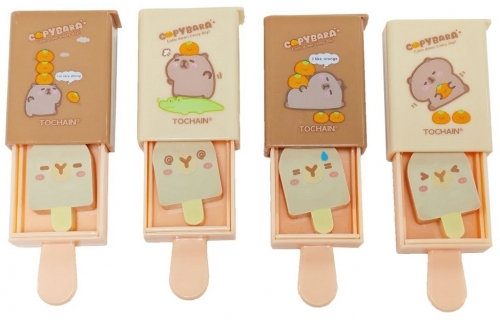 Radiera Tochain in forma de inghetata, Capybara, diverse modele