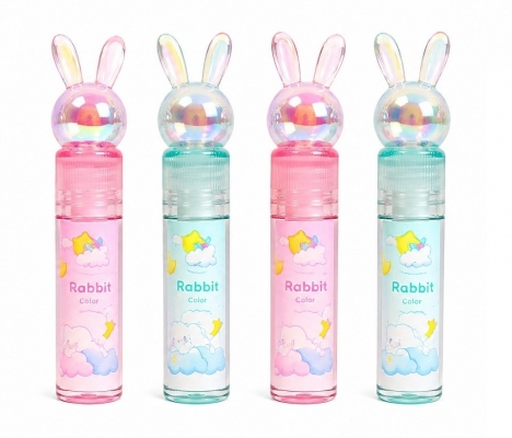 Radiera Tochain cristal, iepure, diverse culori, 24 buc/display